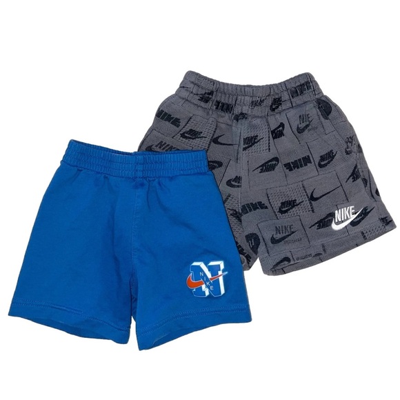 Nike Other - Nike Toddler Boys LOT OF TWO Cotton Blend Athletic Shorts Sz 3T